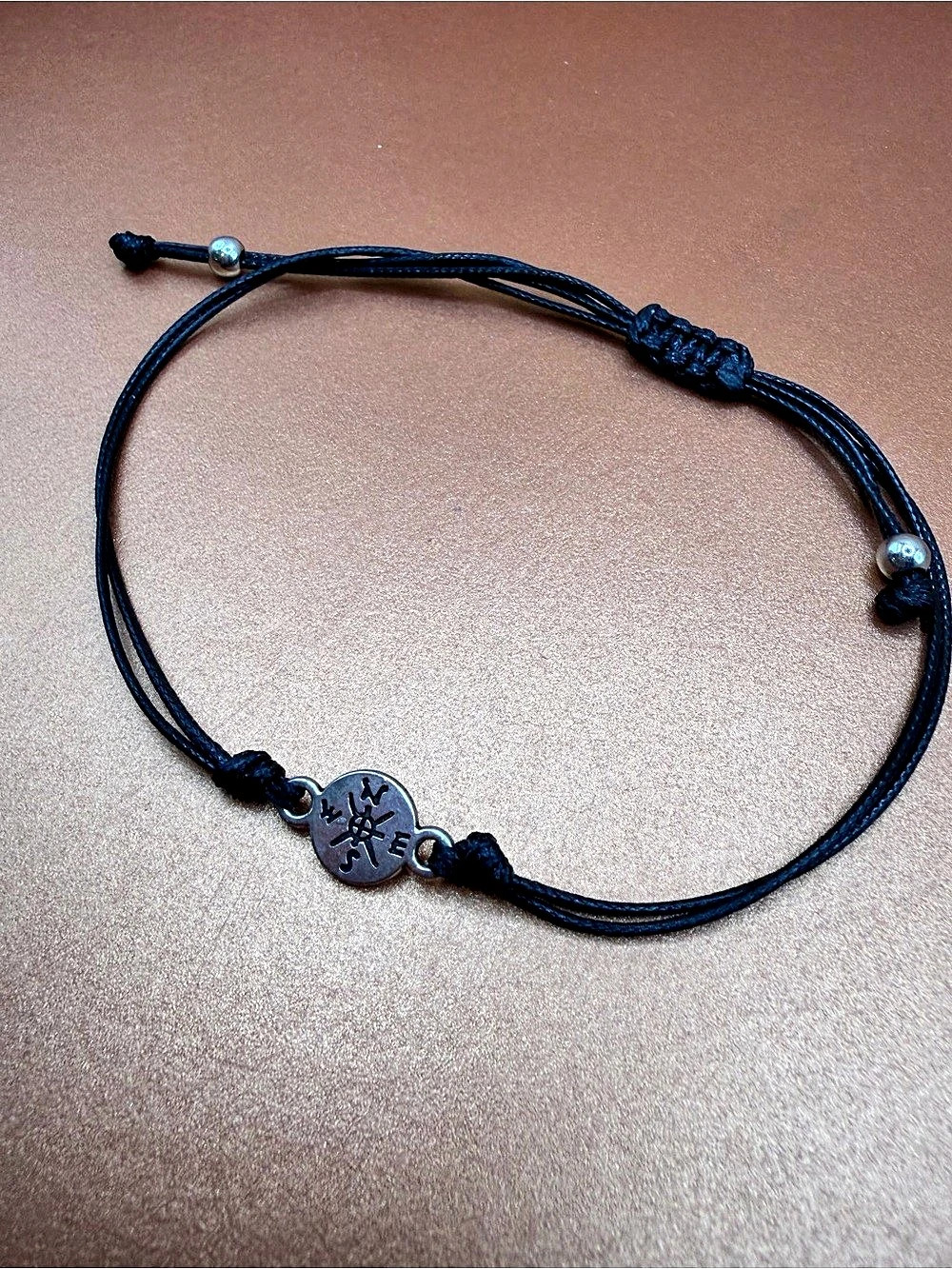 Black & Silver Inspirational Charm Bracelet- graduation Poem